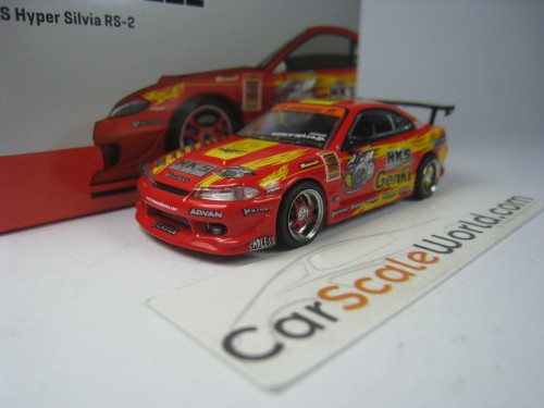 HKS HYPER SILVIA RS-2 1/64 TARMAC (RED)