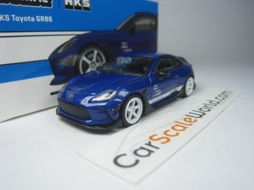 HKS TOYOTA GR86 1/64 TARMAC (BLUE)