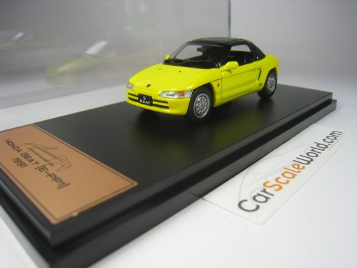 HONDA BEAT 1991 1/43 ALMOST REAL - HACHETTE (YELLOW)