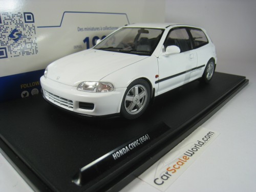 HONDA CIVIC EG6 1991 1/18 SOLIDO (FROST WHITE)