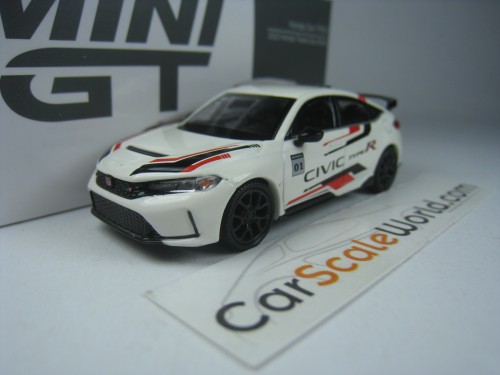 HONDA CIVIC TYPE R 2023 HONDA THANKS DAY VIETNAM 1/64 MINI GT (WHITE)