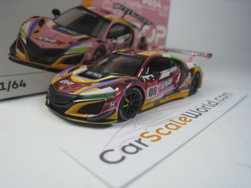 HONDA NSX GT3 EVA RT PRODUCTION MODEL CUSTOM TYPE-08 1/64 POP RACE