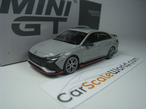 HYUNDAI ELANTRA N 1/64 MINI GT (CYBER GREY METALLIC)