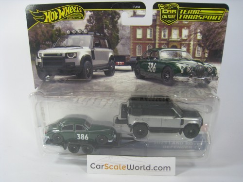 JAGUAR MK1 - 2023 LAND ROVER DEFENDER 110 HOTWHEELS TEAM TRANSPORT (74)