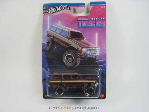 JEEP WAGONEER 1988 HOTWHEELS TUBULAR TRUCKS (5/5)