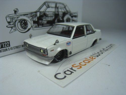 KAIDO HOUSE DATSUN 510 NISMO V2 #122 1/64 MINI GT (WHITE)