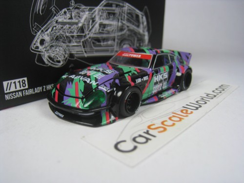 KAIDO HOUSE NISSAN FAIRLADY Z HKS V1 #118 1/64 MINI GT (HKS DECO)