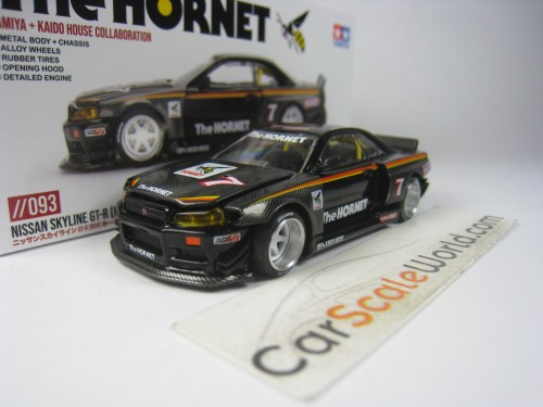 KAIDO HOUSE NISSAN SKYLINE GT-R R34 THE HORNET  #093 1/64 MINI GT (BLACK)