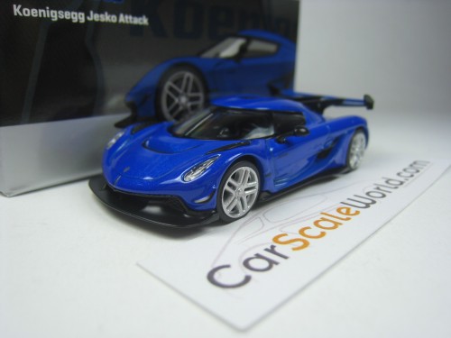 KOENIGSEGG JESKO ATTACK 1/64 TARMAC (BLUE)