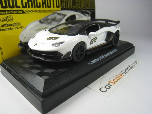 LAMBORGHINI AVENTADOR SVJ 63 1/43 CCA (WHITE)