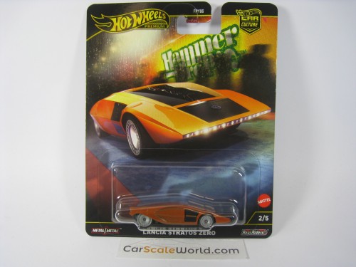 LANCIA STRATOS ZERO HOTWHEELS HAMMER DROPS (2/5)