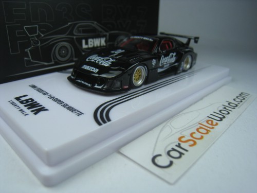 LB-SUPER SILHOUETTE MAZDA RX7 FD3S 1/64 INNO64 (BLACK)