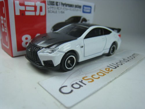 LEXUS RC F PERFORMANCE PACKAGE 1/64 TOMICA (WHITE)