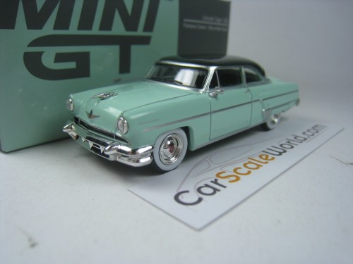 LINCOLN CAPRI 1954 1/64 MINI GT (PARKLINE GREEN/BLOOMFIELD GREEN)