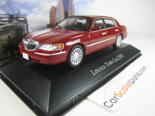 LINCOLN TOWN CAR 2000 1/43 IXO ALTAYA (BURGUNDY)