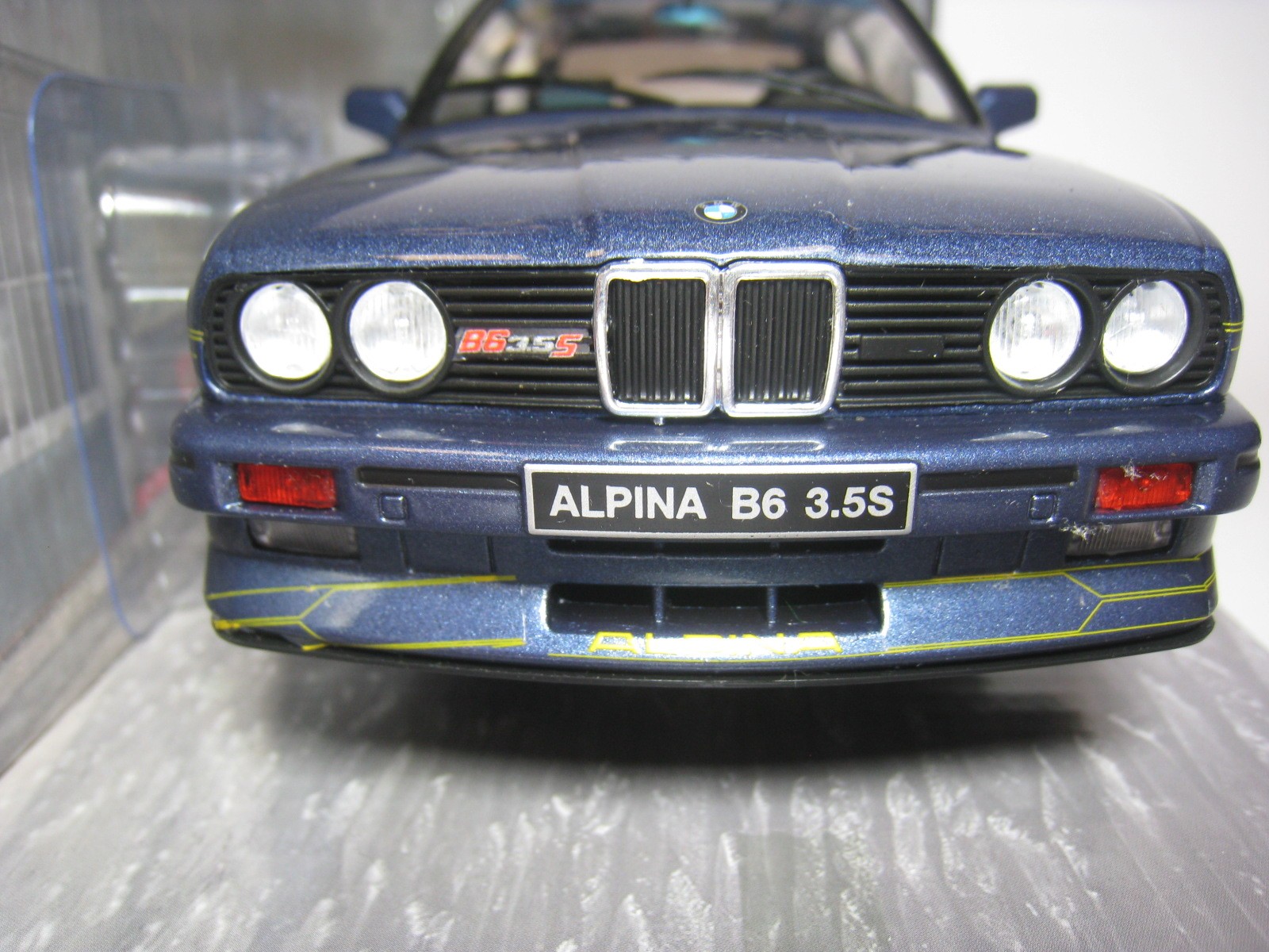 1990 BMW E30 M3 Alpina B6 3.5S Mauritus Blue Metallic 1/18 Diecast