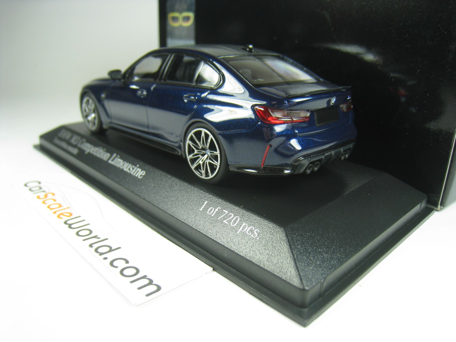 1/43 限定720 ミニチャンプス BMW M3 コンペティション ブルー 1:43