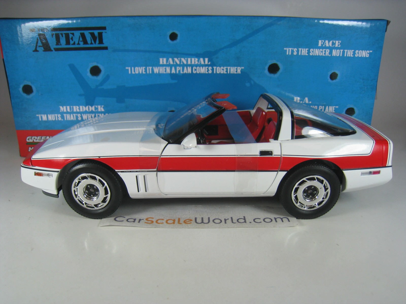 CUATRO COCHES en escala 1/18: 2x Motorbox Corvette Stin…