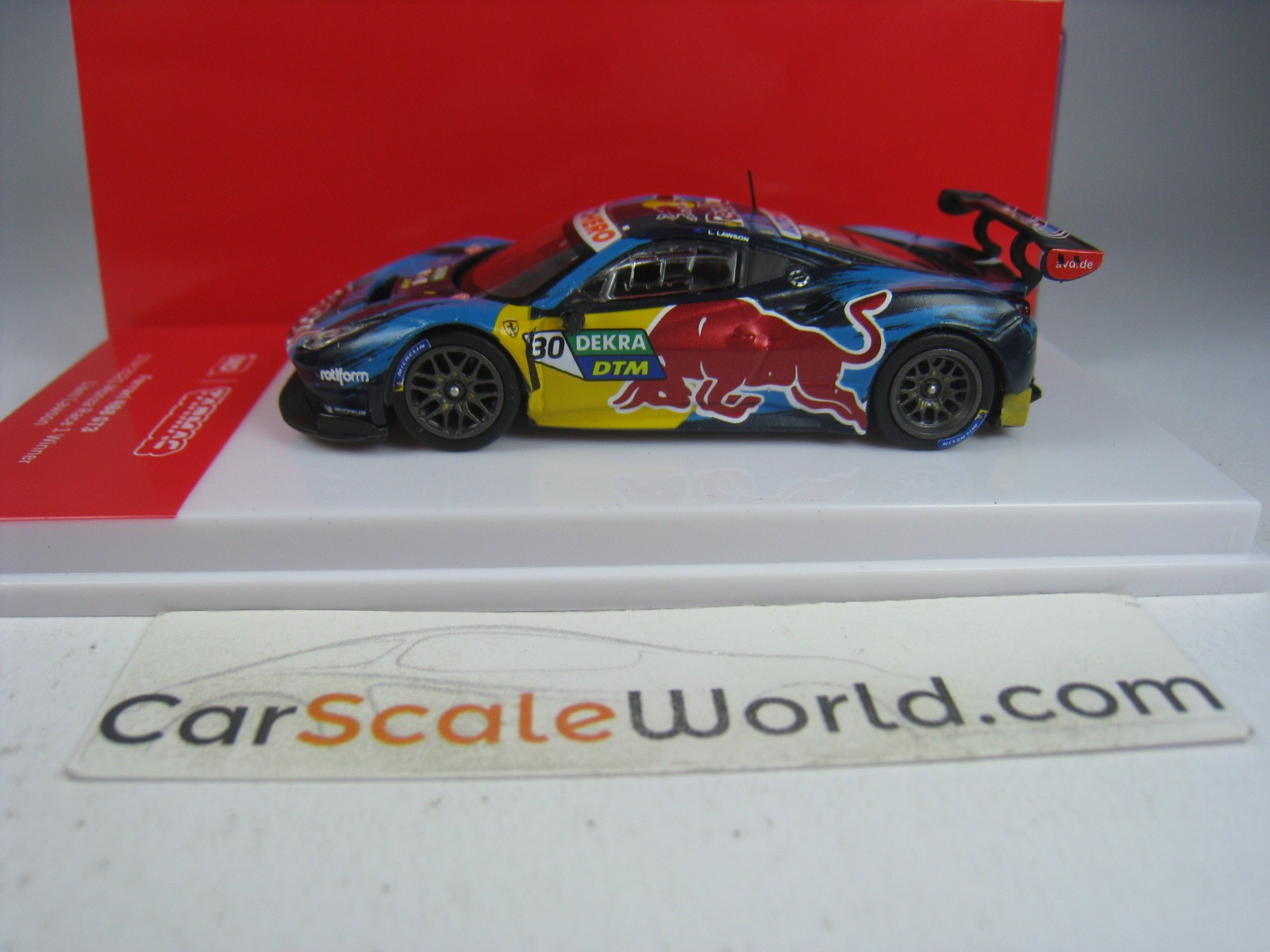 FERRARI 488 GT3 DTM 2021 MONZA RACE 1 WINNER LIAM LAWSON 1/64 TARMAC