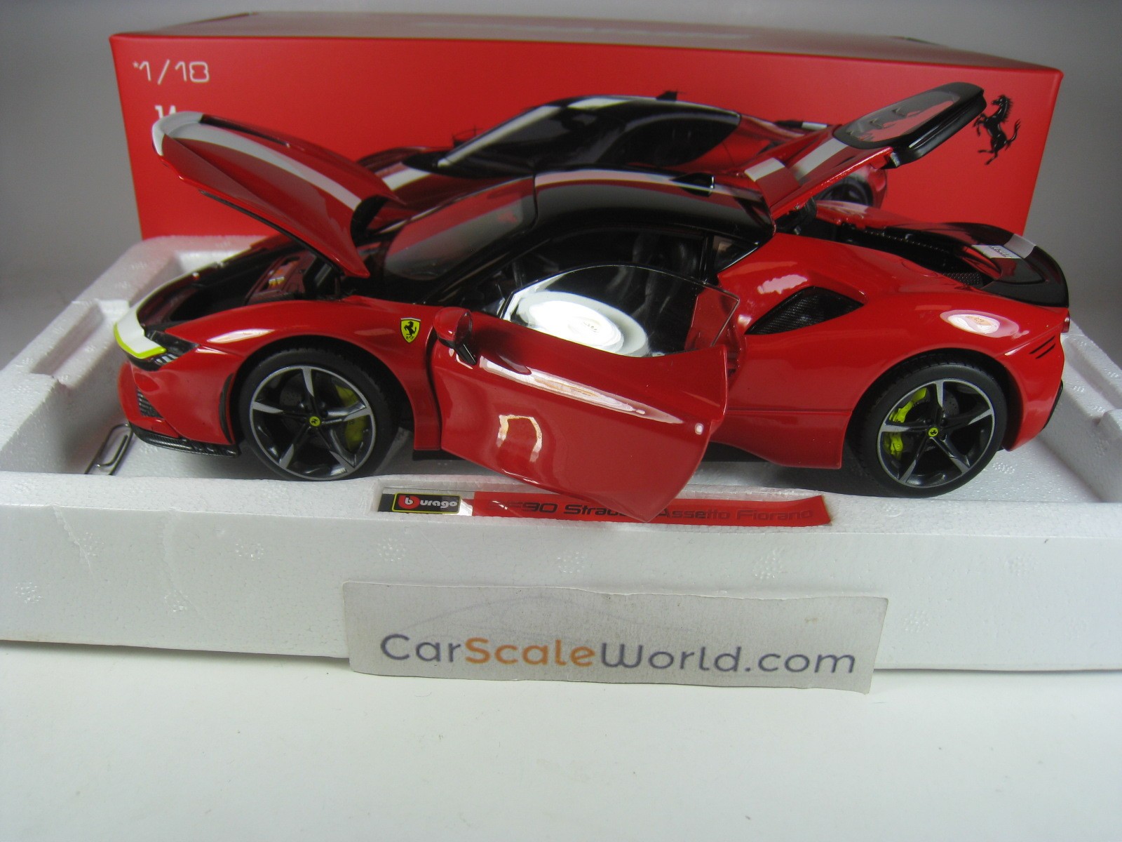 1/18 : Promotion sur la Ferrari SF90 Stradale Bburago Signature - PDLV