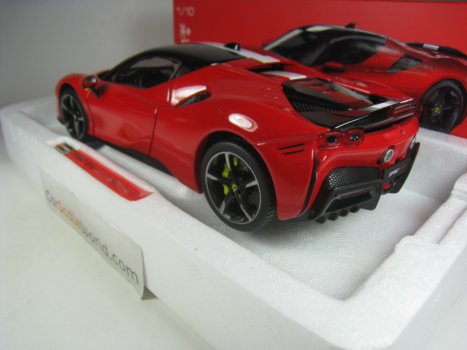 FERRARI SF90 STRADALE ASSETTO FIORANO 1/18 BBURAGO SIGNATURE SERIES (R