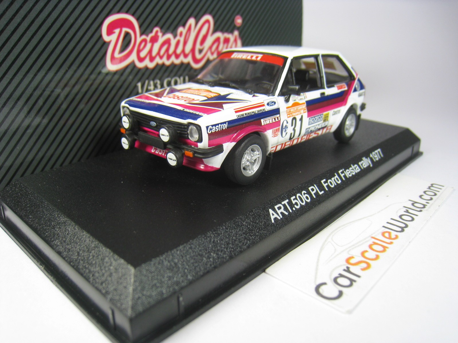 DetailCars 506 1/43 フォード Ford Fiesta rally 1977 ＃31