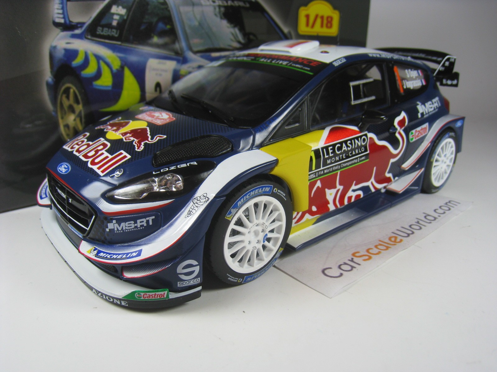 Ford Fiesta Wrc 1 Rally Monte Carlo 18 S Ogier 1 18 Ixo Altaya Carscaleworld