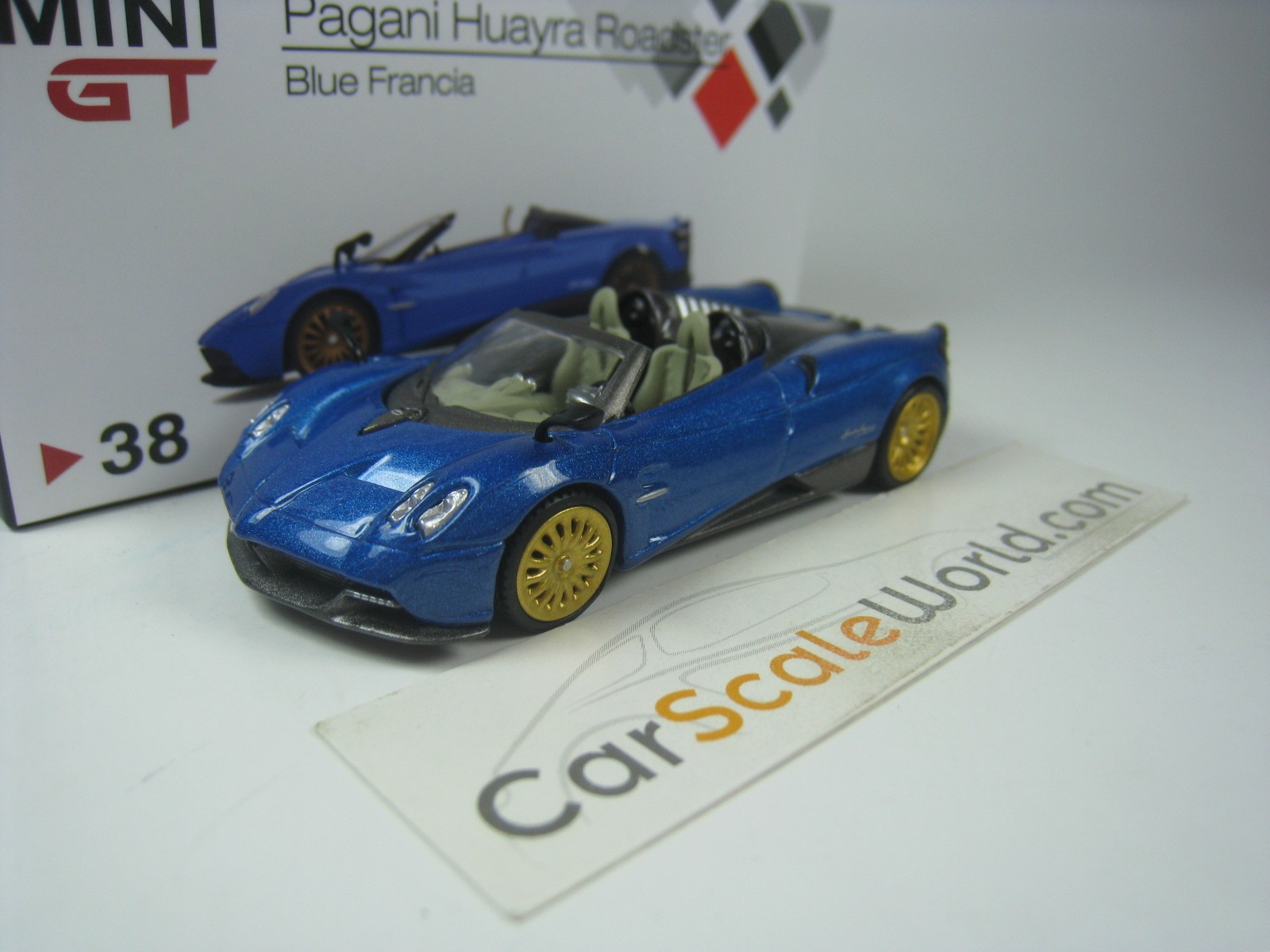 TSM Model Mini GT Pagani Huayra Roadster (Blue Francia) 1/64