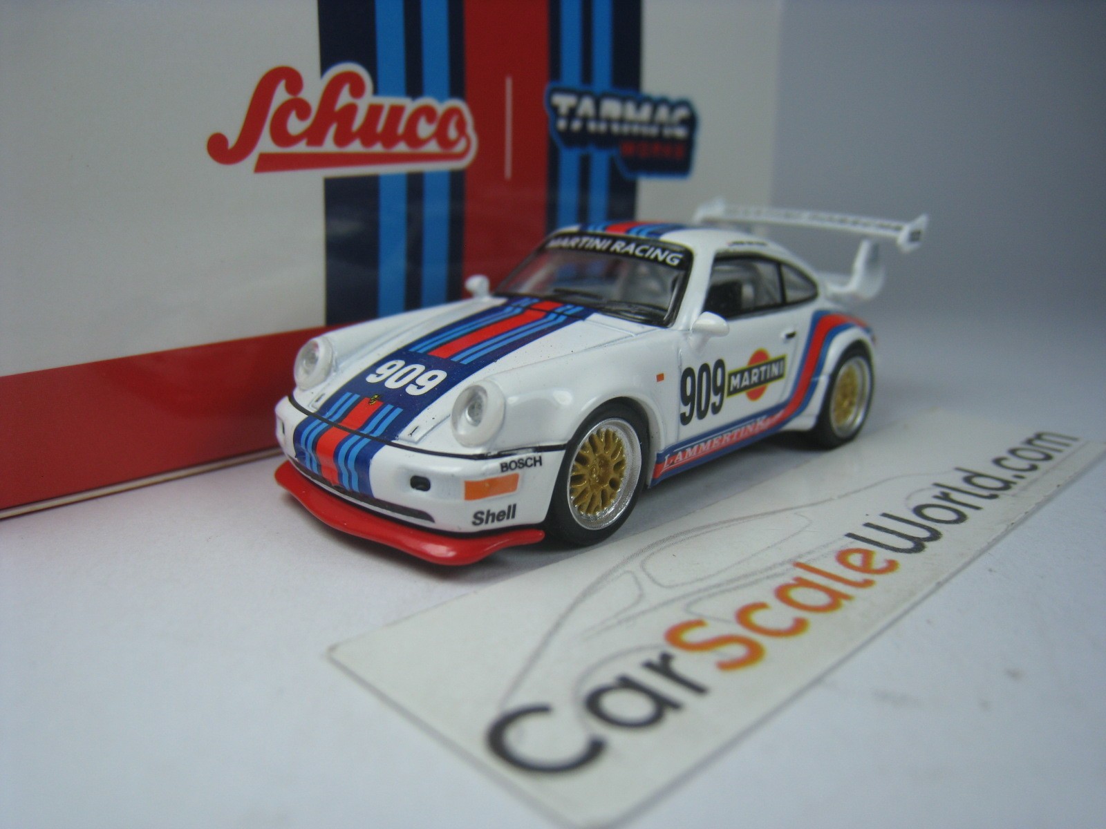 PORSCHE 911 RSR (964) MARTINI RACING 1/64 SCHUCO TARMAC