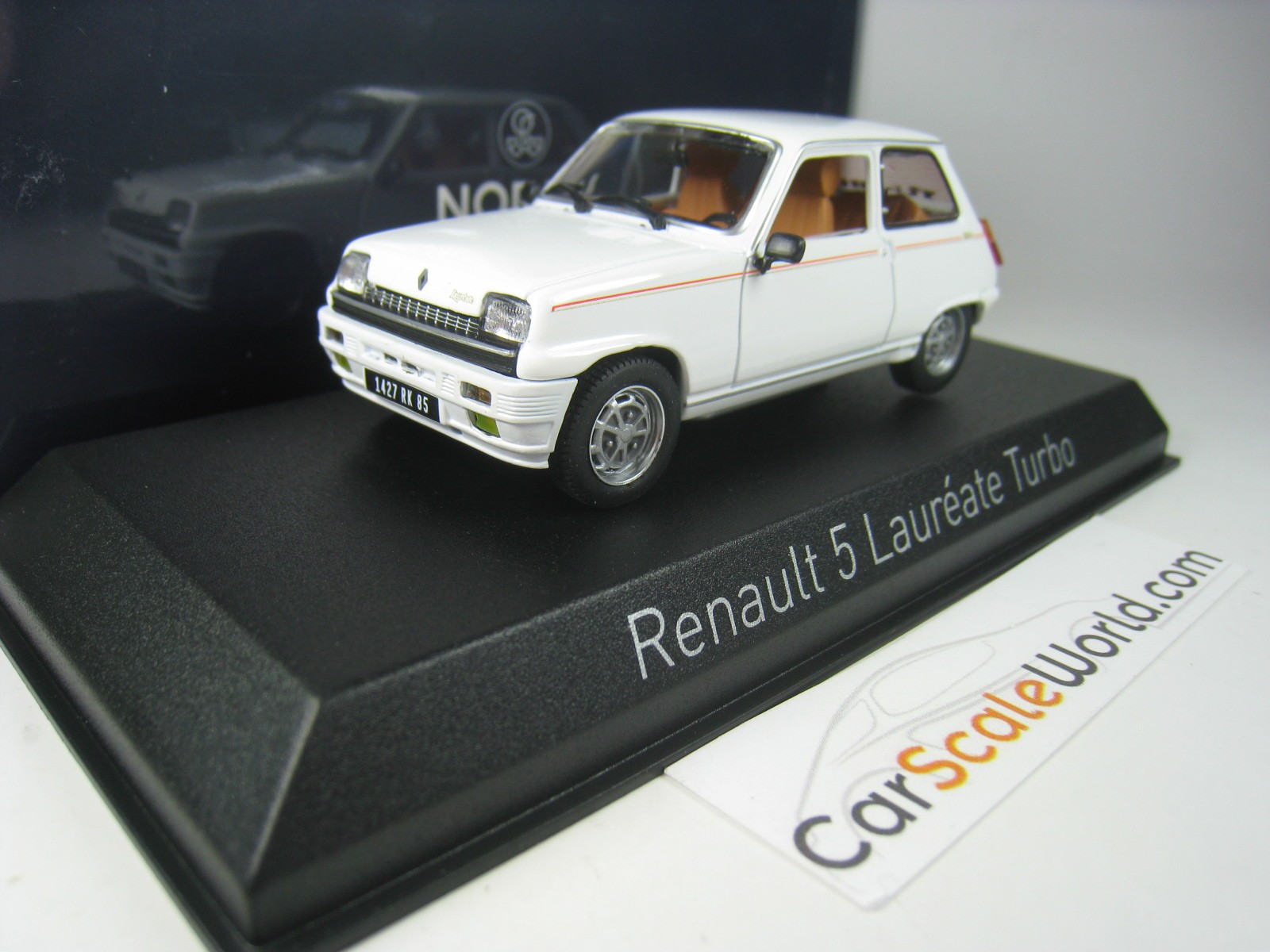 Renault 5 R5 Laureate Turbo Blanc 1985 1/43 Norev 510513 Miniature Auto  3551095105134 B00GE5KGIQ - MiniatureAuto
