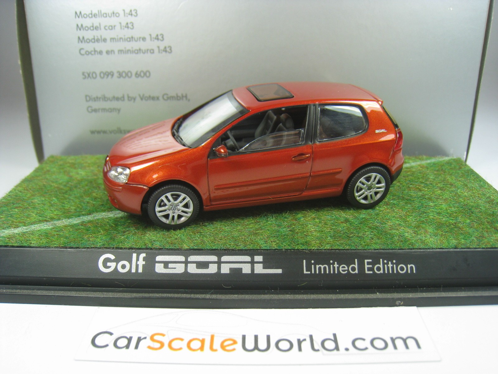 VOLKSWAGEN GOLF V GOAL EDITION 1 43 SCHUCO ORANGE METALLIC