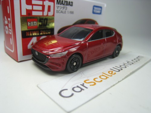 MAZDA 3 HATCHBACK 2019 1/66 TOMICA (RED)