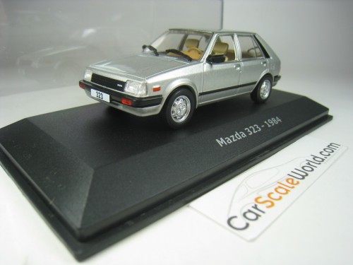 MAZDA 323 1984 1/43 HACHETTE (SILVER)