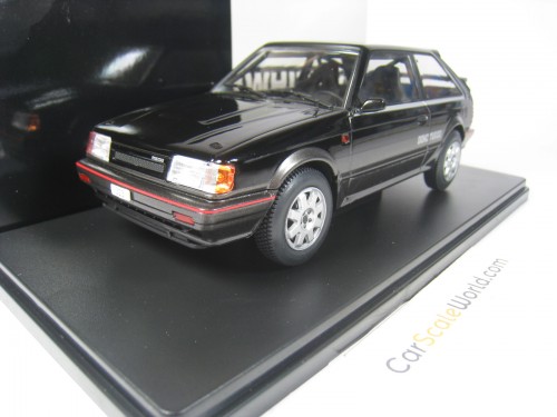 MAZDA 323 4WD TURBO 1989 1/24 WHITEBOX (BLACK)