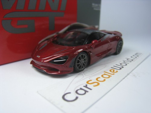 MCLAREN 750S 1/64 MINI GT (AMARANTH RED)