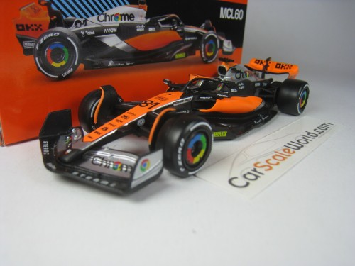 MCLAREN MCL60 BRITISH GP 2023 OSCAR PIASTRI 1/43 BBURAGO RACE