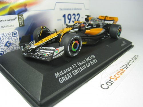 MCLAREN MCL60 GREAT BRITAIN GP 2023 O. PIASTRI 1/43 SOLIDO