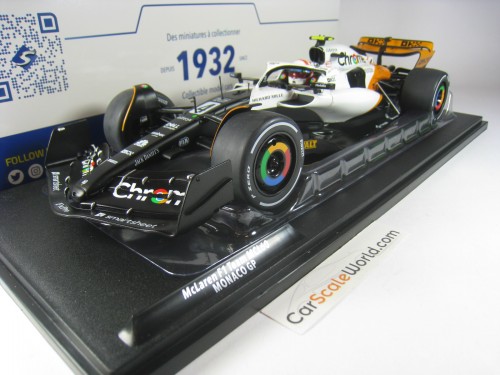 MCLAREN MCL60 MONACO GP 2023 L. NORRIS 1/18 SOLIDO