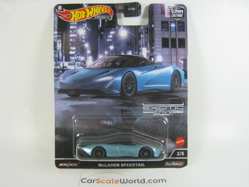 MCLAREN SPEEDTAIL HOTWHEELS EXOTIC ENVY (2/5)