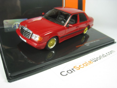 MERCEDES BENZ 300E 1984 W124 CUSTOM 1/43 IXO (RED)