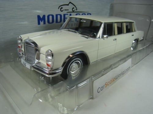 MERCEDES BENZ 600 PULLMAN (W100) 1969 1/18 MCG (WHITE)