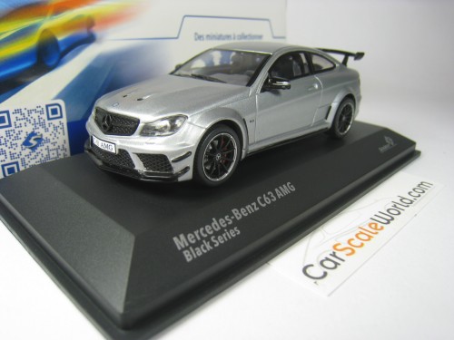 MERCEDES BENZ C63 AMG COUPE BLACK SERIES 2012 1/43 SOLIDO (MATT GREY)