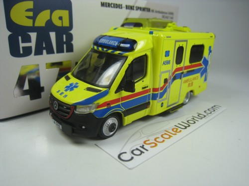 MERCEDES BENZ SPRINTER HONG KONG AMBULANCE (A598) 1/64 ERA CAR