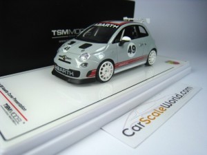 ABARTH 500 ASSETTO CORSE PRESENTATION 1/43 TSM MODEL (GRIGIO CAMPOVOLO)