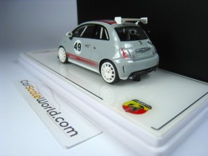 ABARTH 500 ASSETTO CORSE PRESENTATION 1/43 TSM MODEL (GRIGIO CAMPOVOLO)