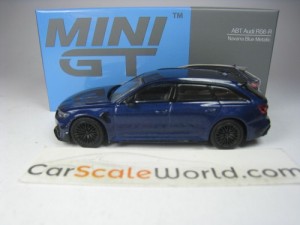ABT RS6-R 2020 (AUDI RS6) 1/64 MINI GT (NAVARRA BLUE)