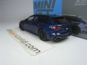 ABT RS6-R 2020 (AUDI RS6) 1/64 MINI GT (NAVARRA BLUE)