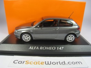 ALFA ROMEO 147 2005 1/43 MAXICHAMPS (GREY)