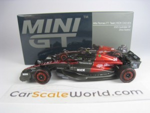 ALFA ROMEO F1 TEAM KICK C43 2023 AUSTRALIAN GP ZHOU GUANYU 1/64 MINI GT