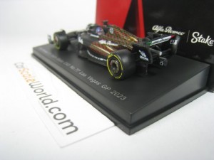 ALFA ROMEO F1 TEAM STAKE C43 LAS VEGAS GP 2023 V. BOTTAS 1/64 SPARK